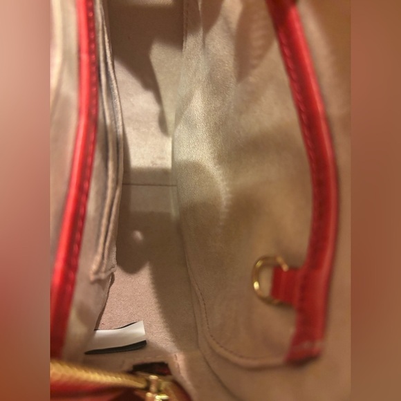 Rodarte Cole Haan Limited Edition SOLD OUT circular RED leather cross body bag💄 - Picture 9 of 10